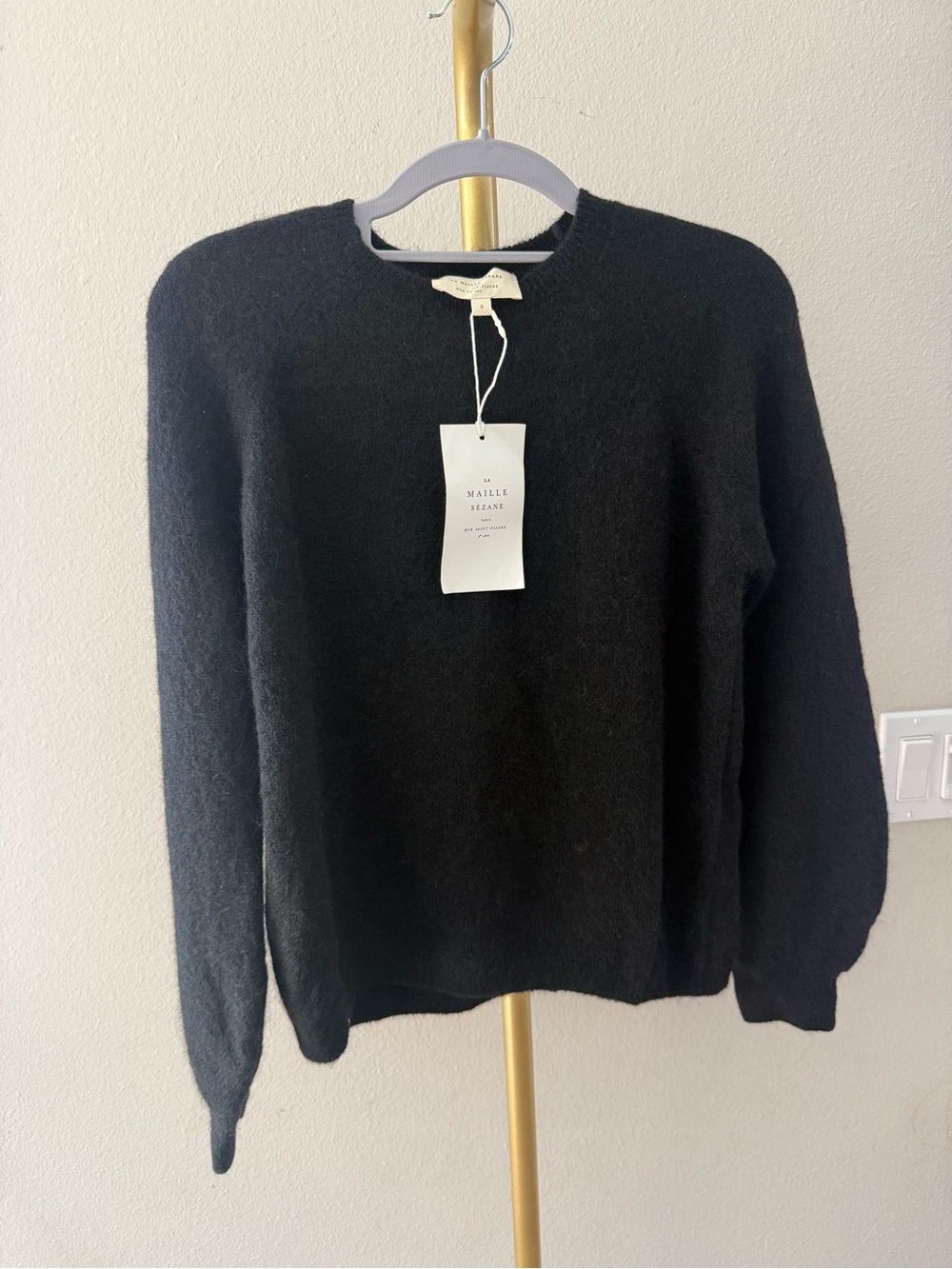 Sézane Pull Louisa Noir